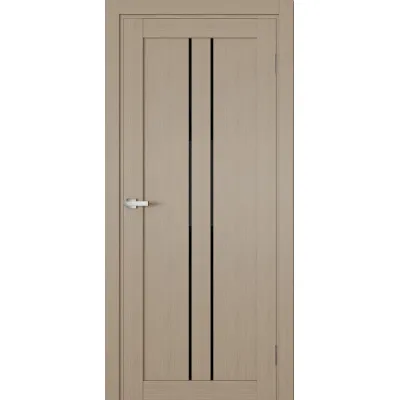 Межкомнатные Двери Terminus Ukrainian Doors UD-14 ПВХ Черное стекло ПВХ плёнка-2