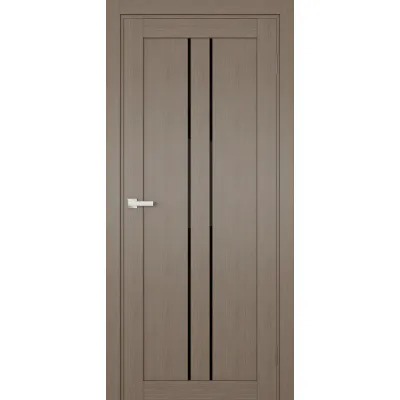 Межкомнатные Двери Terminus Ukrainian Doors UD-14 ПВХ Черное стекло ПВХ плёнка-3