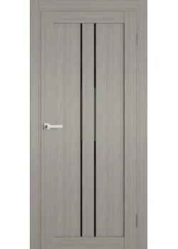 Двері Terminus Ukrainian Doors UD-14 ПВХ Чорне скло