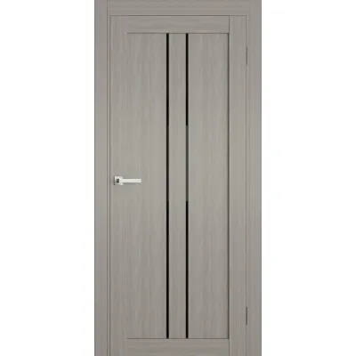 Межкомнатные Двери Terminus Ukrainian Doors UD-14 ПВХ Черное стекло ПВХ плёнка-0