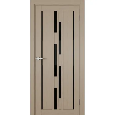 Межкомнатные Двери Terminus Ukrainian Doors UD-15 ПВХ Черное стекло ПВХ плёнка-3