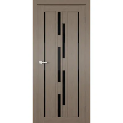 Межкомнатные Двери Terminus Ukrainian Doors UD-15 ПВХ Черное стекло ПВХ плёнка-4