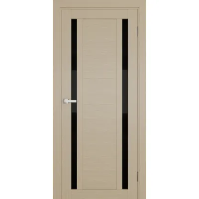Міжкімнатні Двері Terminus Ukrainian Doors UD-17 ПВХ Чорне скло ПВХ плівка-2