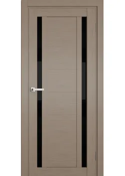 Двері Terminus Ukrainian Doors UD-17 ПВХ Чорне скло