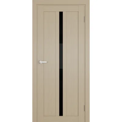 Межкомнатные Двери Terminus Ukrainian Doors UD-19 ПВХ Черное стекло ПВХ плёнка-2