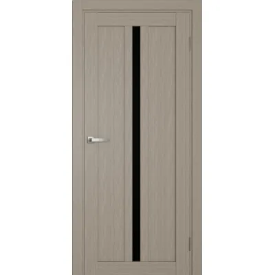 Межкомнатные Двери Terminus Ukrainian Doors UD-19 ПВХ Черное стекло ПВХ плёнка-5