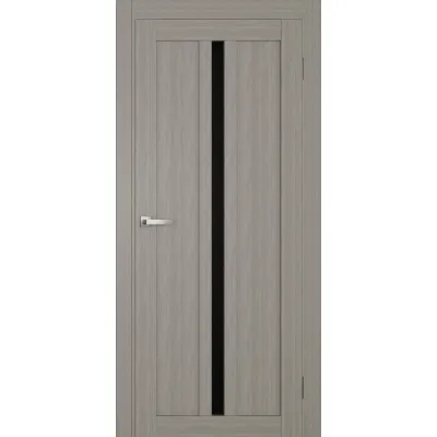 Межкомнатные Двери Terminus Ukrainian Doors UD-19 ПВХ Черное стекло ПВХ плёнка-6