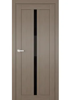 Двері Terminus Ukrainian Doors UD-19 ПВХ Чорне скло
