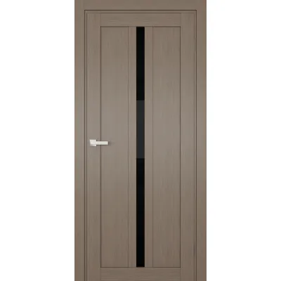 Межкомнатные Двери Terminus Ukrainian Doors UD-19 ПВХ Черное стекло ПВХ плёнка-0