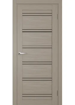 Двері Terminus Ukrainian Doors UD-20 ПВХ Чорне скло