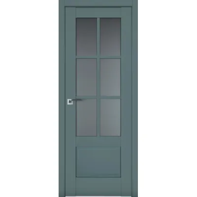 Міжкімнатні Двері Terminus Neo Soft 602 Чорне скло ПВХ плівка-0