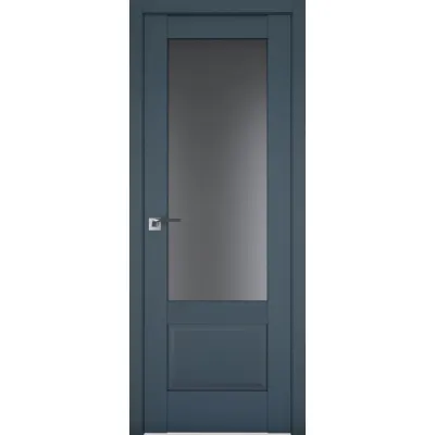 Межкомнатные Двери Terminus Neo Soft 606 Черное стекло ПВХ плёнка-0