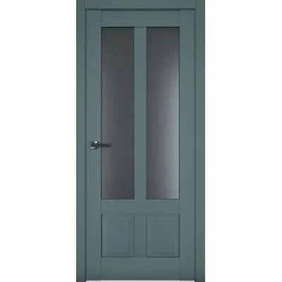 Межкомнатные Двери Terminus Neo Soft 609 Черное стекло ПВХ плёнка-0