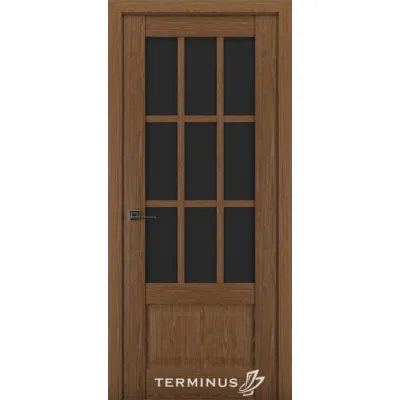Межкомнатные Двери Terminus Synchro 604 Черное стекло ПВХ плёнка-0