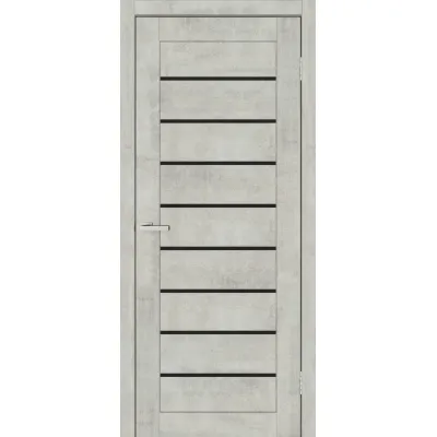 Межкомнатные Двери ТМ DOORS C018 ПВХ Черное стекло ПВХ плёнка-3