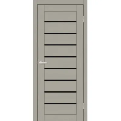Межкомнатные Двери ТМ DOORS C018 ПВХ Черное стекло ПВХ плёнка-4