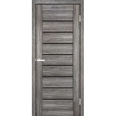 Межкомнатные Двери ТМ DOORS C018 ПВХ Черное стекло ПВХ плёнка-5