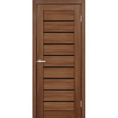 Межкомнатные Двери ТМ DOORS C018 ПВХ Черное стекло ПВХ плёнка-6