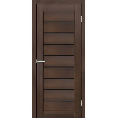 Межкомнатные Двери ТМ DOORS C018 ПВХ Черное стекло ПВХ плёнка-7