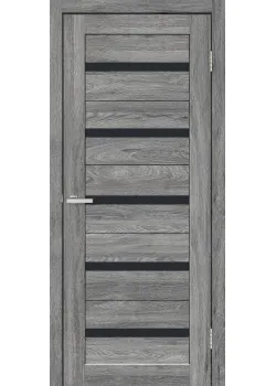 Двери ТМ DOORS C026 ПВХ Черное стекло