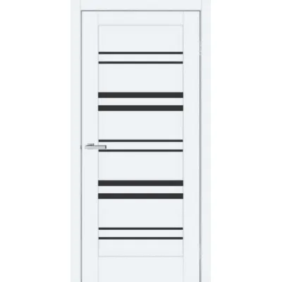 Межкомнатные Двери ТМ DOORS C017 ПВХ Черное стекло ПВХ плёнка-2