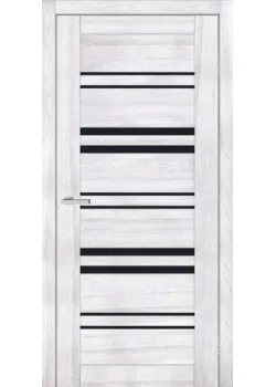 Двери ТМ DOORS C017 ПВХ Черное стекло