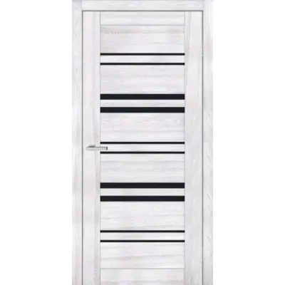 Межкомнатные Двери ТМ DOORS C017 ПВХ Черное стекло ПВХ плёнка-0