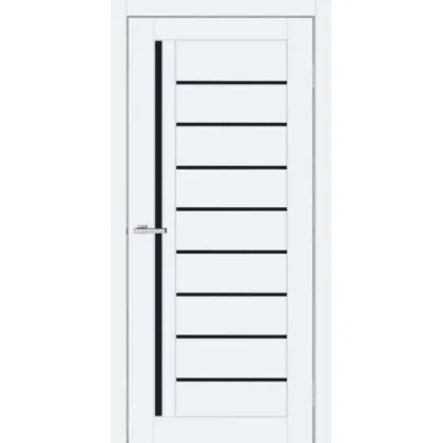 Межкомнатные Двери ТМ DOORS C067 ПВХ Черное стекло ПВХ плёнка-1