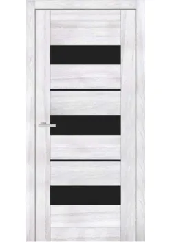 Двери ТМ DOORS C028 ПВХ Черное стекло