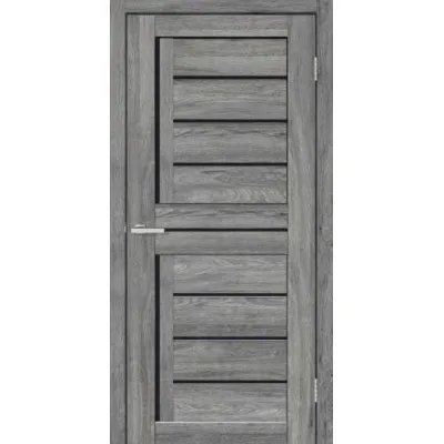 Межкомнатные Двери ТМ DOORS C051 ПВХ Черное стекло ПВХ плёнка-0