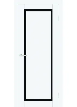 Двери ТМ DOORS C090 ПВХ Эмалит Черное стекло