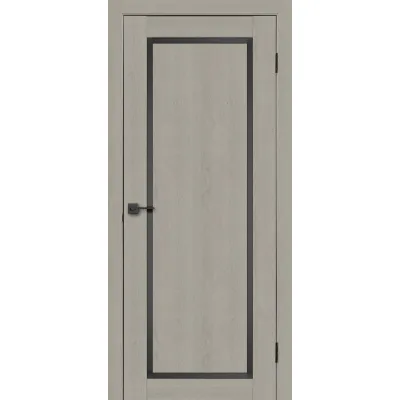 Міжкімнатні Двері ТМ DOORS C090 ПВХ Чорне скло ПВХ плівка-0