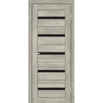 Межкомнатные Двери ТМ DOORS C026 Черное стекло Ламинатин-0