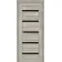 Межкомнатные Двери ТМ DOORS C026 Черное стекло Ламинатин-2-thumb