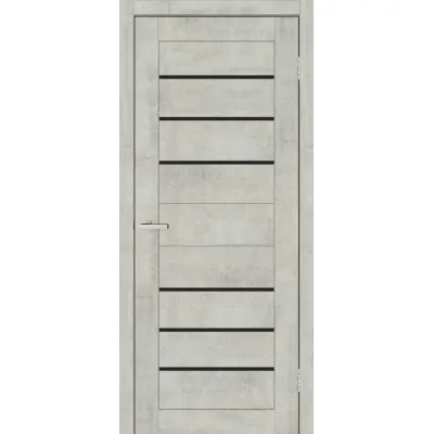 Межкомнатные Двери ТМ DOORS C034 ПВХ Черное стекло ПВХ плёнка-0