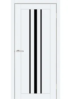 Двери ТМ DOORS C050 ПВХ Эмалит Черное стекло