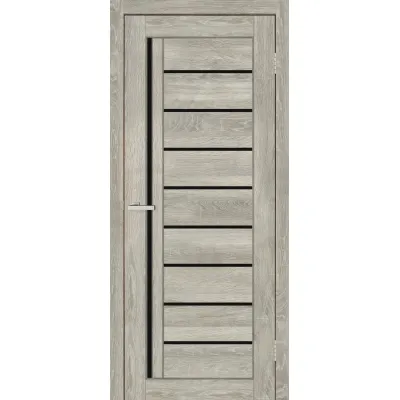 Міжкімнатні Двері ТМ DOORS C067 Чорне скло ПВХ плівка-1