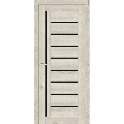 Міжкімнатні Двері ТМ DOORS C067 Чорне скло ПВХ плівка-0