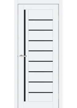 Двери ТМ DOORS C067 ПВХ Эмалит Черное стекло