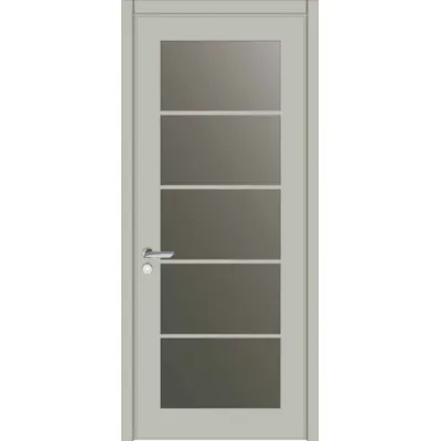 Межкомнатные Двери WakeWood Glasswood 01 Шпон-1