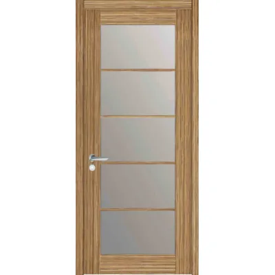 Межкомнатные Двери WakeWood Glasswood 01 Шпон-0