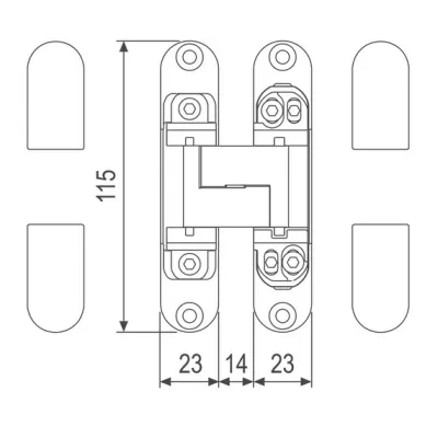 Петля AGB 3.0 1шт-2