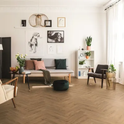 Ламинат Herringbone Inca Carpenter Oak | K476-1