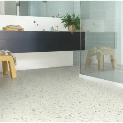 Виниловый пол Quick Step Blush Многоцветный пол Тераццо SGTC20307-1