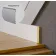 Плинтус алюминиевый скрытого монтажа 90х15х2700 мм ALU-S9015 Анод Kluchuk-3-thumb