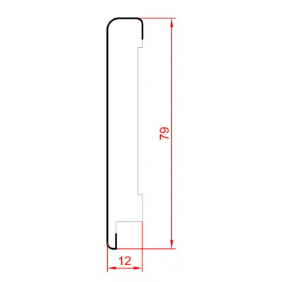 Плінтус Супер Профіль Profi СП 1280 12*79*2800-1