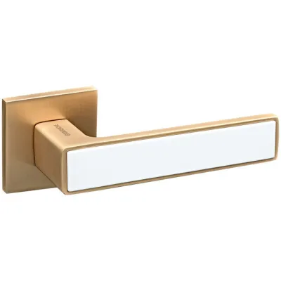 Ручки на розетах Gavroche NIKEL Ni - Z25 GoldSB/White-0
