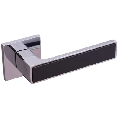 Ручки на розетах Gavroche NIKEL Ni - Z25 CP/Black-0