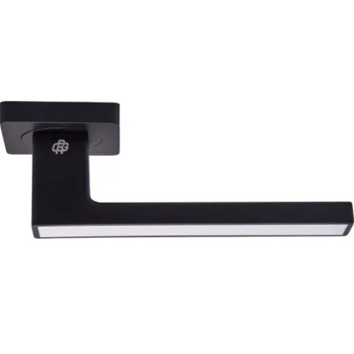 Ручки на розетах Gavroche MAGNIUM Mg - A1 BLACK/WHITE-2