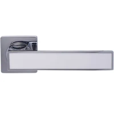 Ручки на розетах Gavroche MAGNIUM Mg - A1 CP/WHITE-3